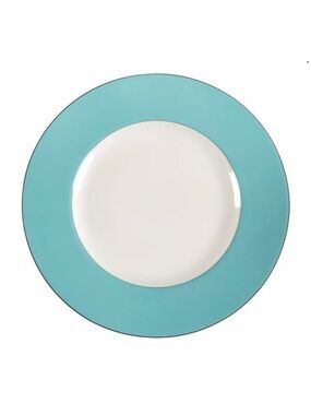 Kate Spade Rutherford Circle Turquoise/ White by LENOX Accent Luncheon Plate